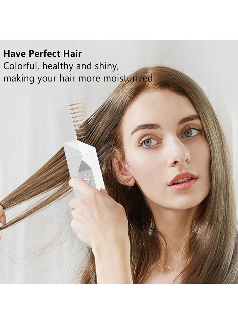 بخور مبخرة بخور كهربائية محمولة 2 في 1 وموزع روائح للشعر، موزع روائح عربي صغير قابل لإعادة الشحن عبر منفذ USB للعناية الشخصية بالشعر في المنزل والمكتب والسيارة - متعدد الألوان - Image 5